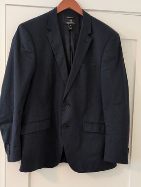 Scotch and Soda Dark Navy Two-Button Men's Blazer